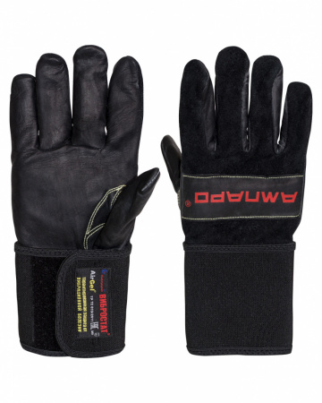 Перчатки антивибрационные "Вибростат-01", кожаные от магазина Рабочий класс