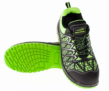 Полуботинки (кроссовки) Мистраль-НЕОН ПУ ТПУ с ПКП АС (лайм) PT2-C-L от магазина Рабочий класс