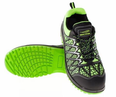 Полуботинки (кроссовки) Мистраль-НЕОН ПУ ТПУ с ПКП АС (лайм) PT2-C-L от магазина Рабочий класс