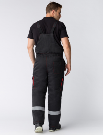 Титан, костюм зимн. куртка+п/к черн.+красн. от магазина Рабочий класс