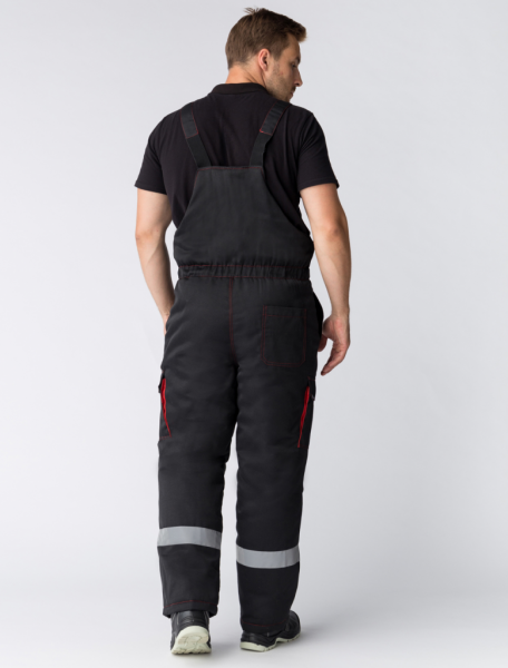 Титан, костюм зимн. куртка+п/к черн.+красн. от магазина Рабочий класс