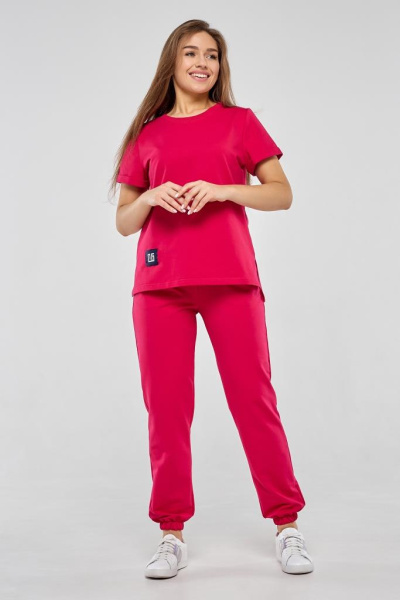 Костюм женский трикотажный мод. 2002ТрК цв. малиновый от магазина Рабочий класс