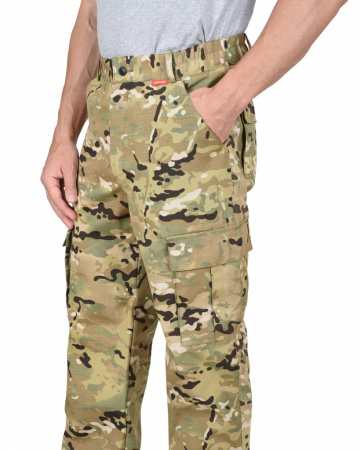 Брюки Сириус-Кобра КМФ Мультикам тк. смесовая от магазина Рабочий класс