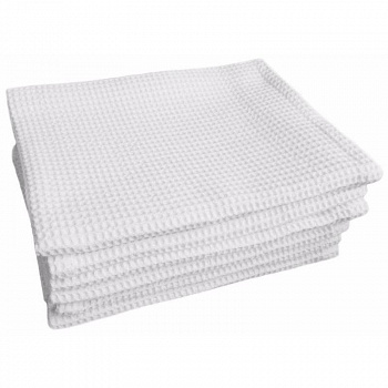 Полотенце вафельное 40*80 белое пл. 200 г/м от магазина Рабочий класс