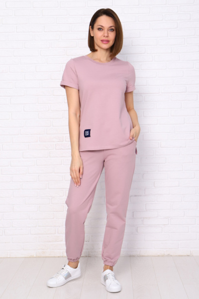 Костюм женский трикотажный мод. 2002ТрК цв. пепельная роза от магазина Рабочий класс