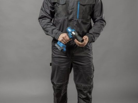 Комбинезон рабочий эластичный, HOEGERT WURNITZ, цвет темно-серый от магазина Рабочий класс