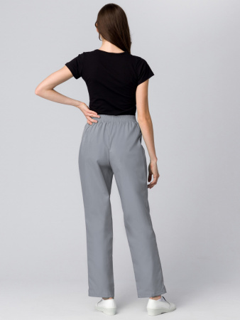 Классик, брюки жен. тк. ТиСи, цв. серый от магазина Рабочий класс