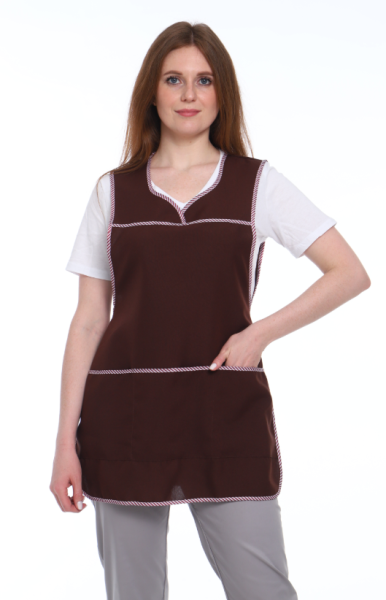 Фартук № 20 цв. коричневый от магазина Рабочий класс