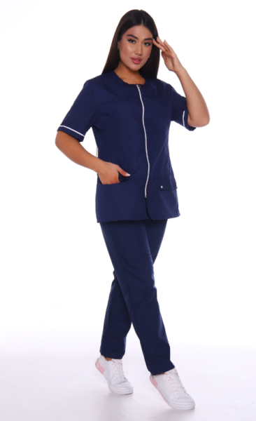 Костюм женский № 98 Тиси Темно-синий от магазина Рабочий класс