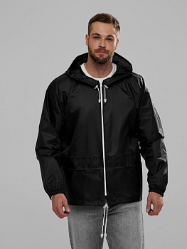 Куртка-дождевик Лидер (Таффета/Оксфорд, 240), черный от магазина Рабочий класс