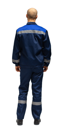 Костюм антистатический "Электрон" синий/василек (летний) от магазина Рабочий класс