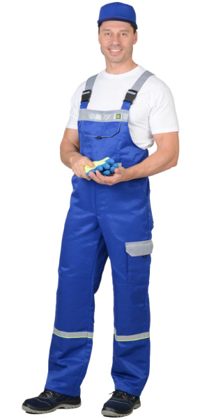 Костюм летний Практик, куртка+п/к., цв. васильковый+св.серый от магазина Рабочий класс