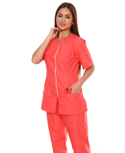 Костюм для горничных № 99 тк. ТиСи цв. Коралл от магазина Рабочий класс
