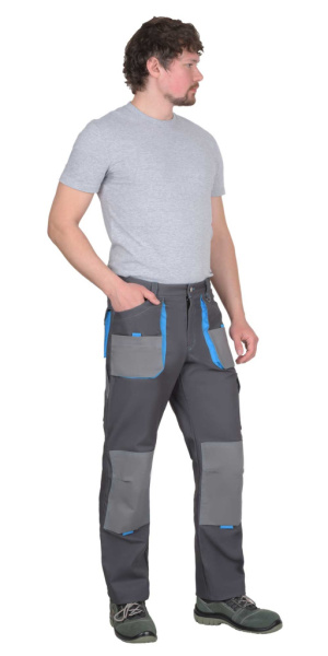 Сириус-Двин, брюки цв. серый + голубой от магазина Рабочий класс