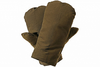 Рукавицы утепленные (диагональ, шерстяной мех) от магазина Рабочий класс