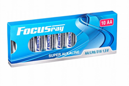 FOCUSray Super ALKALINE LR6/BL10 10/100/1000 отрывной от магазина Рабочий класс