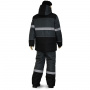 Костюм зимний «НордМен» цв. СЕРЫЙ+ЧЕРНЫЙ 4, особ-й. кл. пояс от магазина Рабочий класс