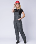 Фото Снежана, полукомбинезон, цв. т.серый от магазина Рабочий класс Снежана, полукомбинезон, цв. т.серый от магазина Рабочий класс