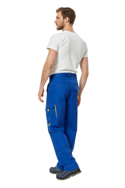 Брюки Алатау цвет василек/желтый от магазина Рабочий класс