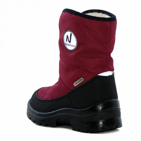 Сапоги зимние малодетские Nordman Next цв. бордовый на молнии от магазина Рабочий класс