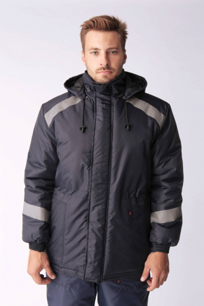 Куртка зимняя Прогресс (тк. Оксфорд) т. синий от магазина Рабочий класс