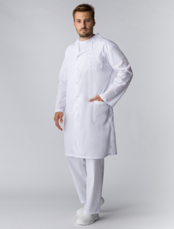Халат мужской Классика тк. ТиСИ цвет Белый от магазина Рабочий класс