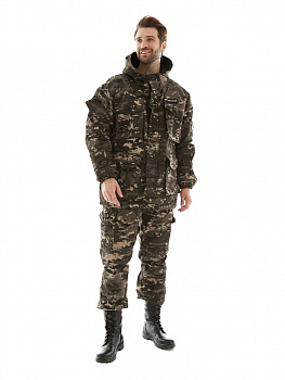 Костюм зимний Горка 8 тк. РипСтоп цв. Темный Мультикам от магазина Рабочий класс