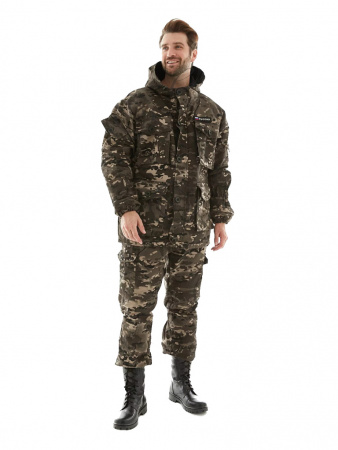 Костюм зимний Горка 8 тк. РипСтоп цв. Темный Мультикам от магазина Рабочий класс