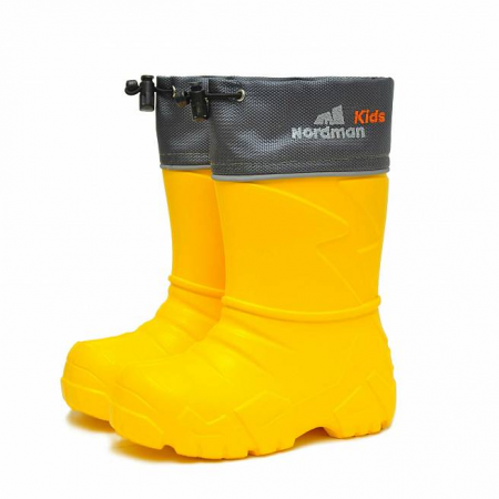 Сапоги из ЭВА Nordman Kids утепл. с манж.  цв. Желтый от магазина Рабочий класс