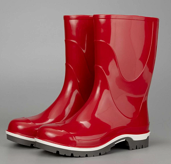 328115 Сапоги Nordman DROP школьные утеплённые из ПВХ  цвет красный от магазина Рабочий класс