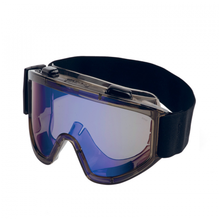 Очки Премиум закрытые непрямая вентиляция, синие линзы с антиблик. и с АФ-АС покр. от магазина Рабочий класс