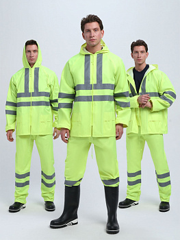 Костюм влагозащитный сигнальный СОП Profline Specialist (ПВХ,210) брюки, желтый от магазина Рабочий класс