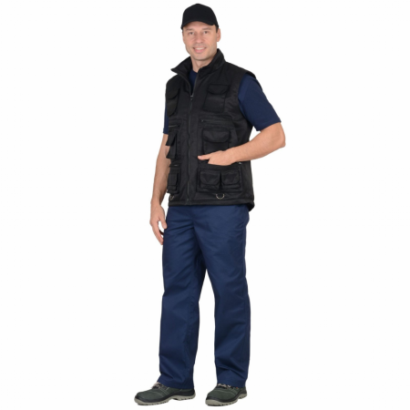 Жилет Захват утепленный черный от магазина Рабочий класс