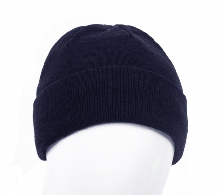 Шапка трикотажная двойная Фрост, цв. т.синий от магазина Рабочий класс