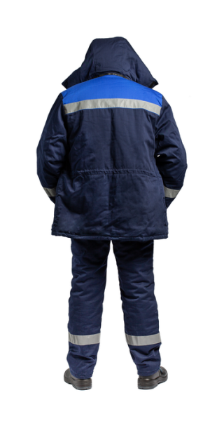 Костюм антистатический "Вихрь" синий/василек (зимний) от магазина Рабочий класс
