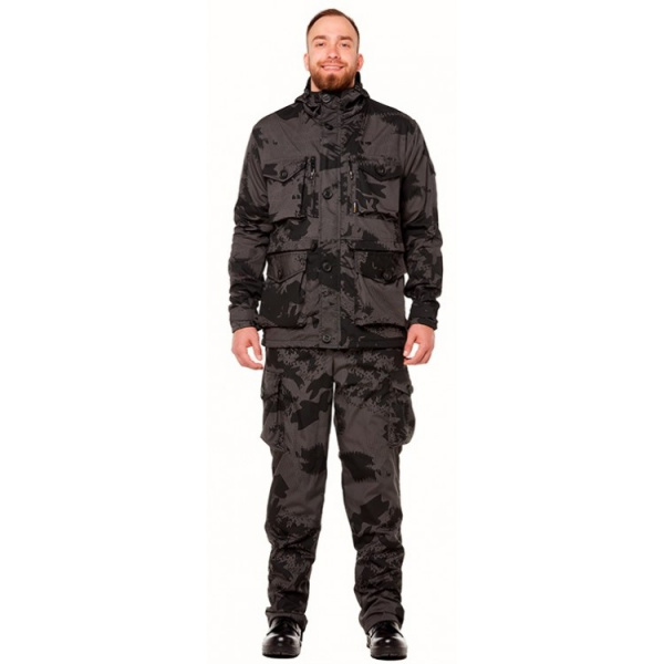 Костюм Следопыт на флисе (Рип-стоп 1172 ДЫМ) от магазина Рабочий класс