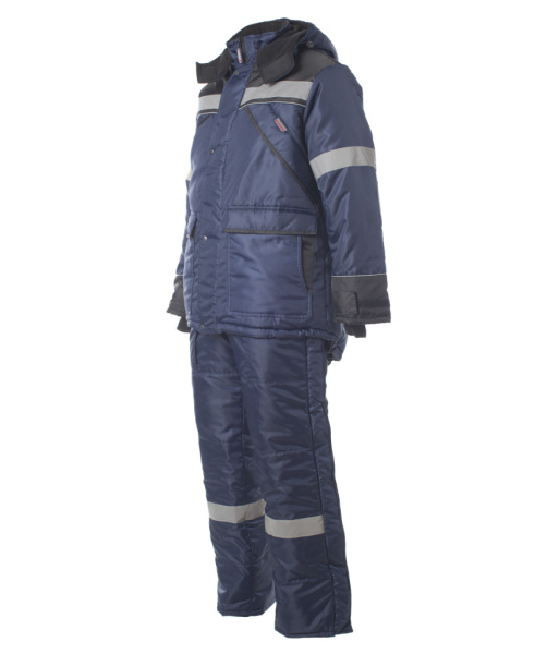 Костюм утепленный «ПАМИР» куртка, полукомбинезон цв. т.синий с черным  от магазина Рабочий класс