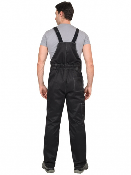 Костюм Фаворит с п/к (черный/светло-серый с лимонной отделкой) от магазина Рабочий класс