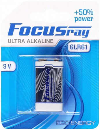 FOCUSray ULTRA ALKALINE 6LR61/BL1 1/12/144 от магазина Рабочий класс
