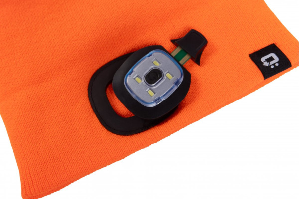 Шапка LED подсветкой оранжевая,  HOEGERT OTTO от магазина Рабочий класс