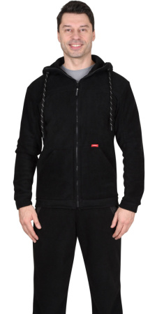 Куртка флисовая "СИРИУС-Меркурий" черная от магазина Рабочий класс