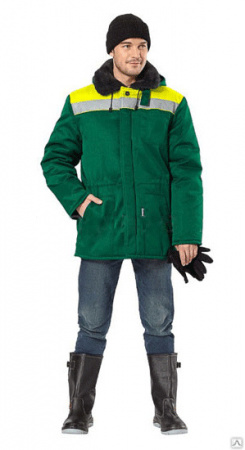 Бригадир, куртка  (зел+жел) от магазина Рабочий класс