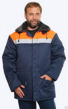 Бригадир, куртка  (син+оранжевый) от магазина Рабочий класс