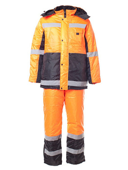 Костюм "МЕТЕО" (ОКСФОРД) куртка п/к оран/черн.  от магазина Рабочий класс