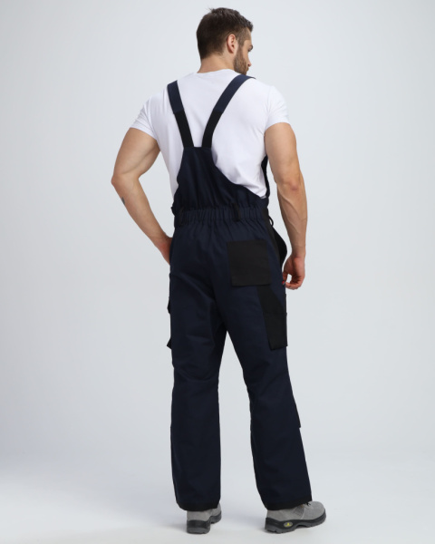 Полукомбинезон Милан CH (тк.Смесовая,260), т.синий/черный от магазина Рабочий класс