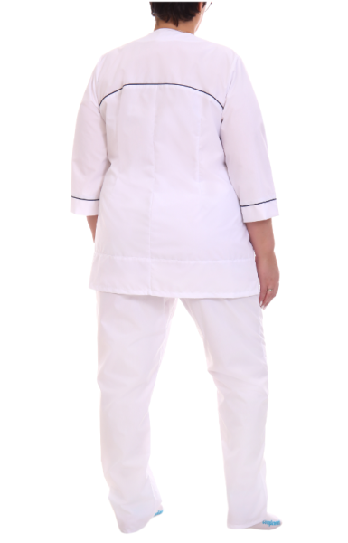 Костюм № 405 тк. Тиси цв. Белый от магазина Рабочий класс