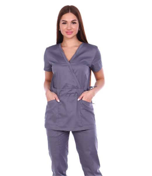 Костюм № 407 тк. хлопок/спандекс цв. серый от магазина Рабочий класс