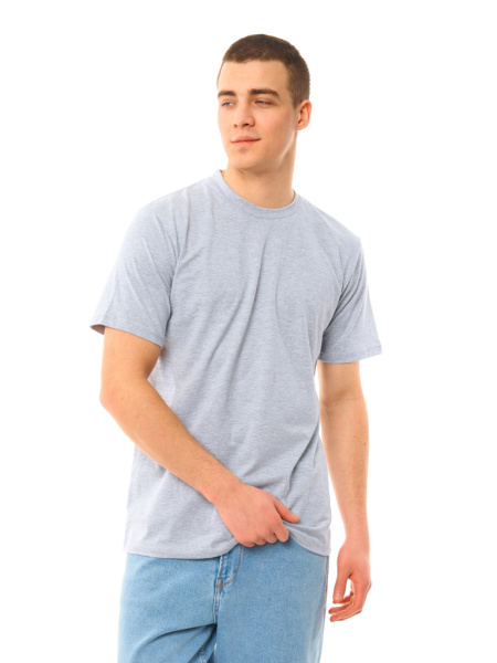 Футболка пл. 160г/м цв. серый меланж от магазина Рабочий класс