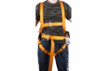 Удерживающая сист.с верх. и нижн. лямками, с амортизатором (цепь) от магазина Рабочий класс