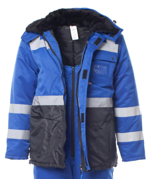 Костюм зимний мужской Алдан с СОП с п/к, цв. т-син.+вас 4 кл. пояс от магазина Рабочий класс